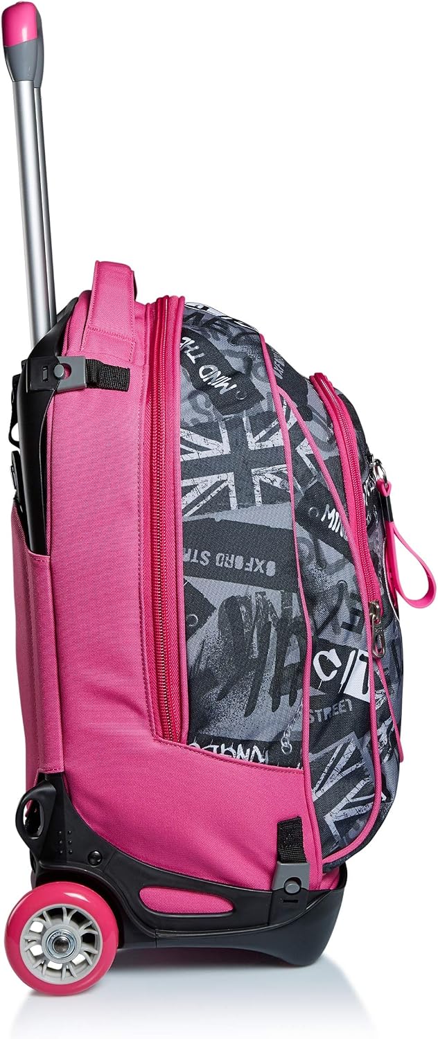 Seven New Tech, Trolley, 3In1 Unisex Detachable Backpack - Kids, Pink, One Size, 35 lt - Image 4