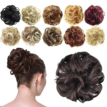 Buy M2 33 Darkest Brown Dark Auburn Mixed Feshfen Scrunchy