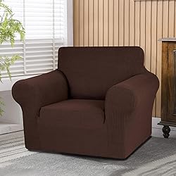 KEKUOU Stretch Single Sofa Slipcover 1 Piece Couch