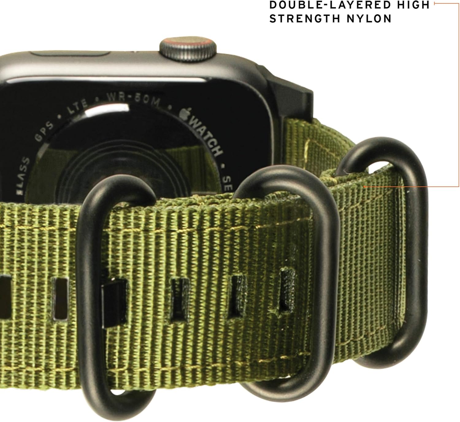 Urban Armor Gear UAG Compatible Apple Watch Band 44mm 42mm, iWatch Series 6/5/4/3/2/1 & Watch SE - Image 5