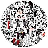 120Pcs Tomie Stickers Cool Junji Ito Manga Stickers, Vinyl Waterproof Terrifying Halloween Sticker for Laptop, Guitar, Water Bottle, Birthday Gifts for Girls, Kids, Teens (Tomie)
