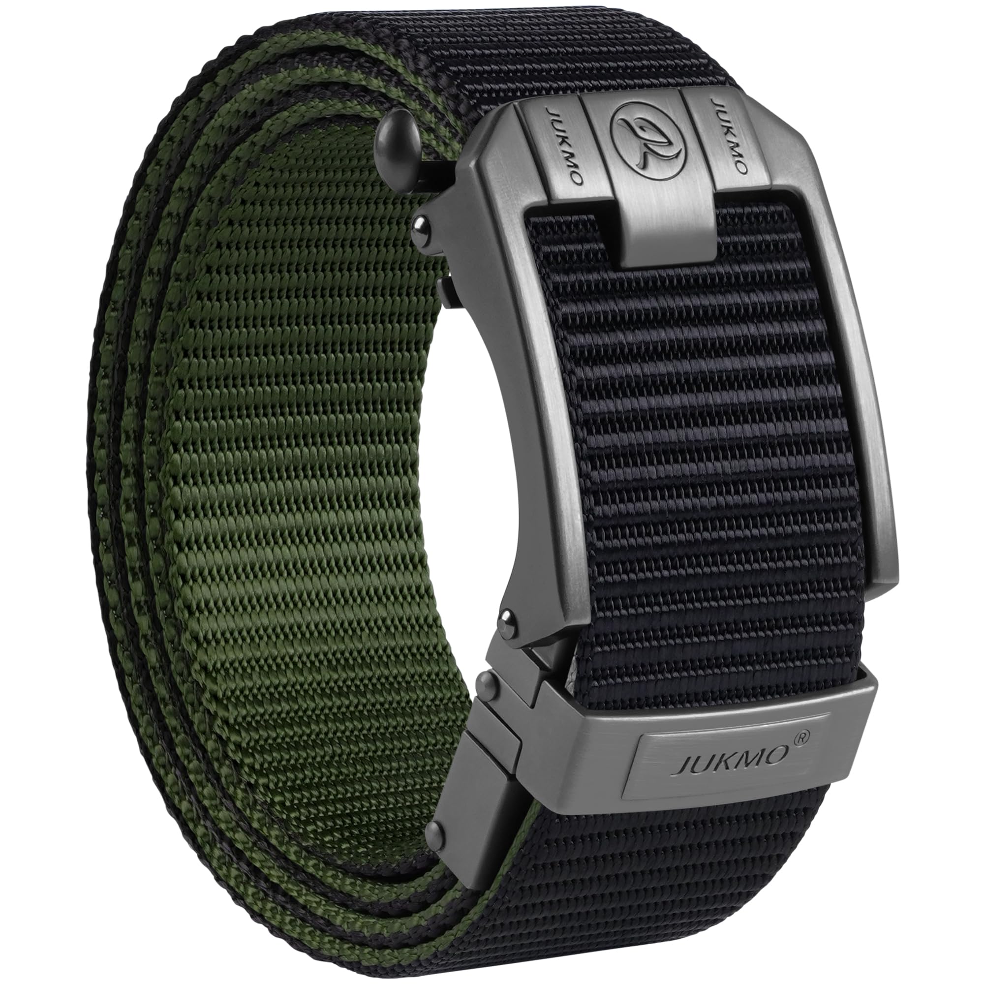 JUKMO Men's Reversible Ratchet Belt - 2 Styles in