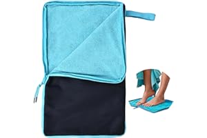 ULTAC Wet Bag, Wet Dry Bag, Wet bag for swimsuit,Travel, Beach, Pool, Diapers, Dirty Yoga Gym Clothes, Waterproof Embedded Towel Wet Bag(Fleece)-Leakproof Wet Clothes Bag, Beach Travel Essentials