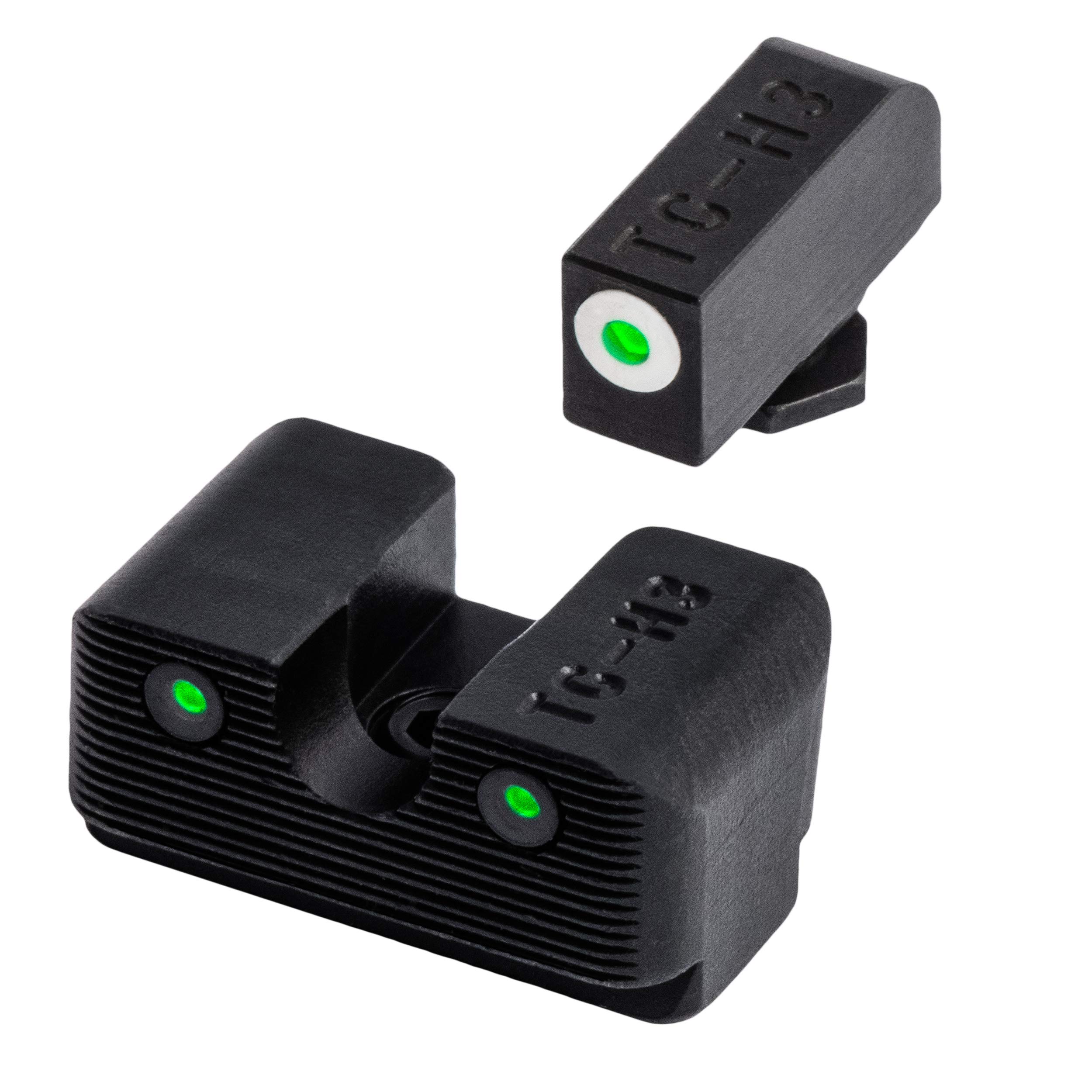 TRUGLO Tritium Pro GlowinTheDark Handgun Night Sights for Glock