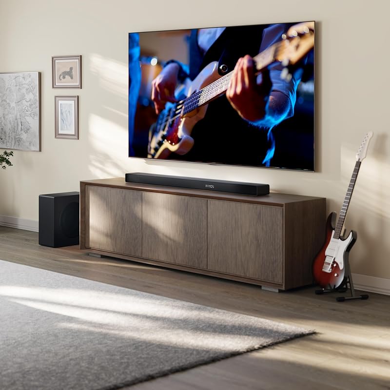 AX3120Q Soundbar, 3.1.2, 2 altoparlanti anteriori, Hi-Concerto, Dolby Atmos, DTS:X, Subwoofer True Wireless, Bluetooth, HDMI, USB, Ingresso Audio ottico