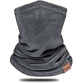 Dymex Kids Neck Warmer Gaiter Winter Fleece Face Neck Cover Balaclava Cold Weather Windproof Face Mask for Boys Girls