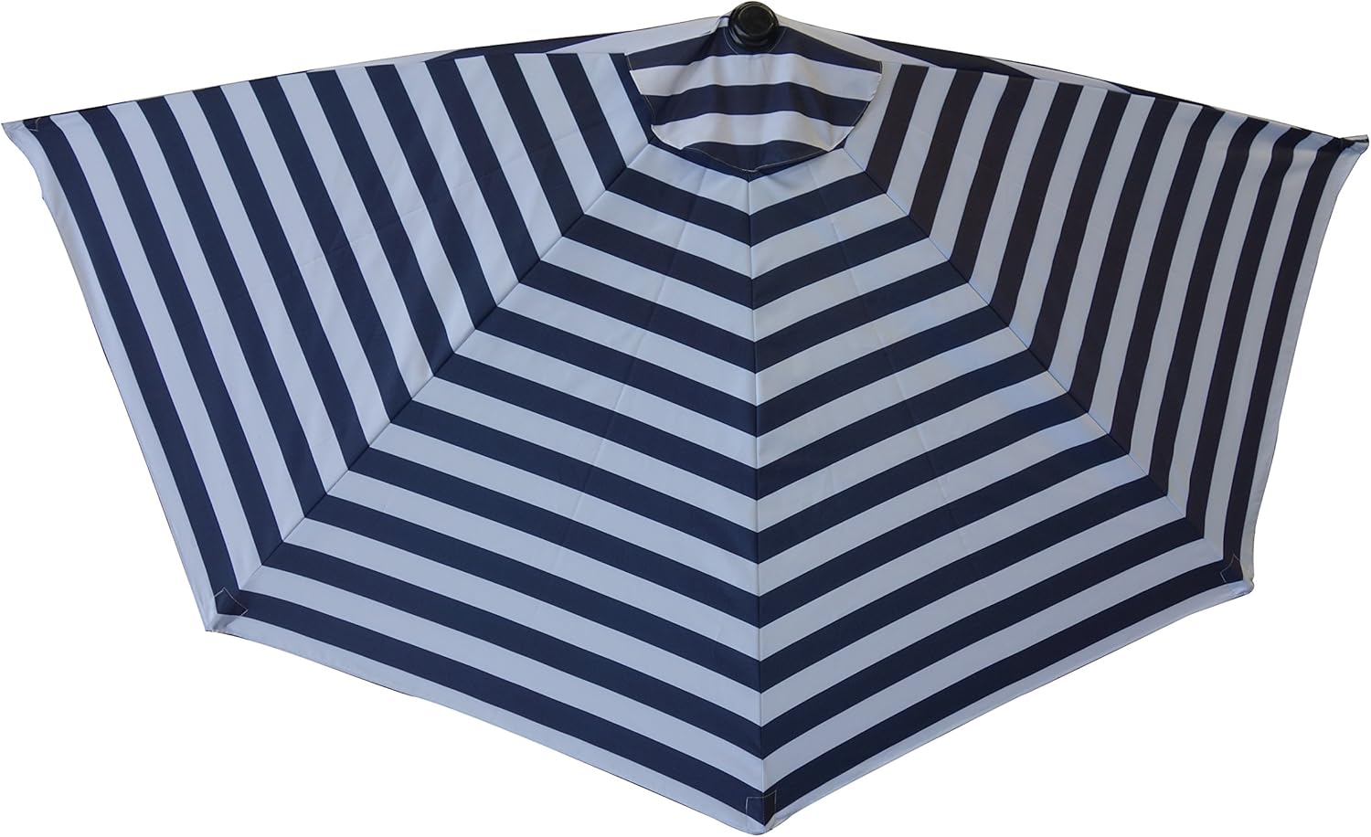 Patio Half Umbrella 9' By Trademark Innovations (Blue Stripe