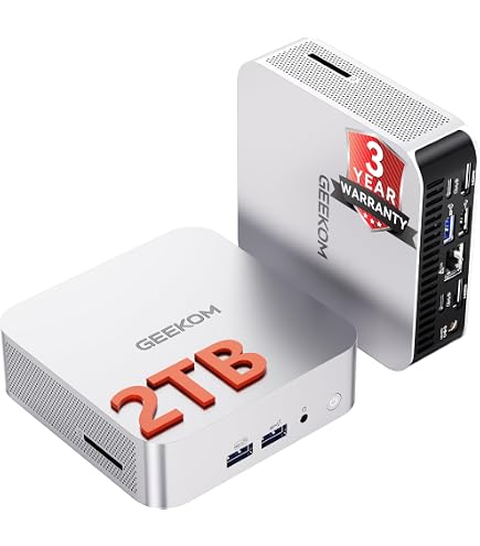 Amazon.com: GEEKOM A8 Mini PC, Ryzen 9 8945HS, 32GB DDR5 RAM 2TB