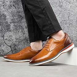 Meijiana Men's Oxfords Casual Dress Shoes Leather