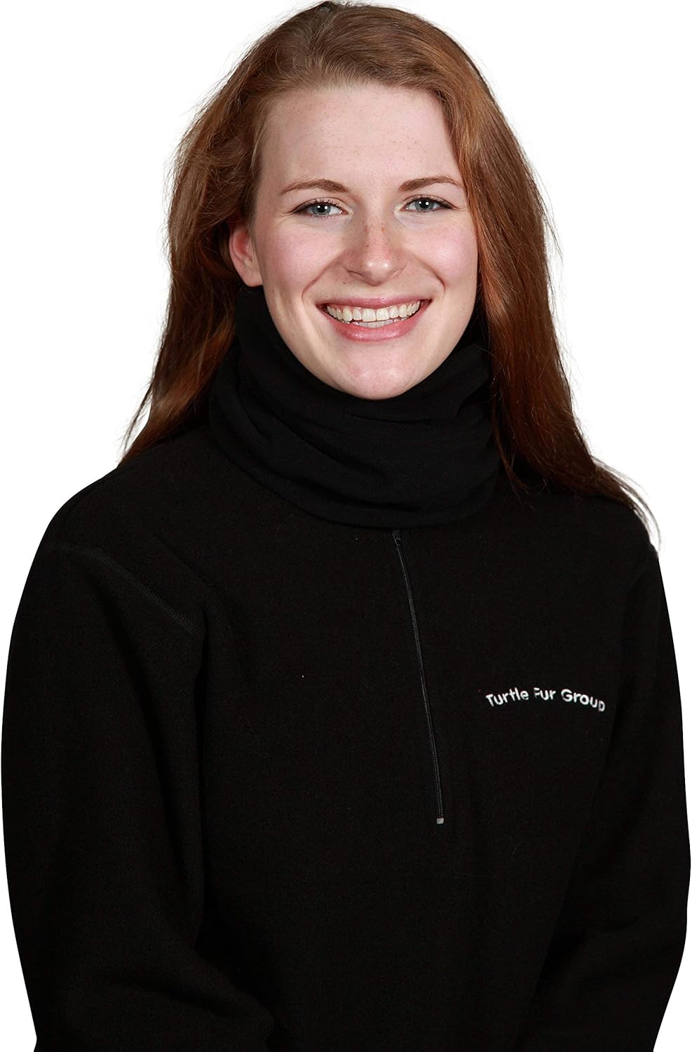 Turtle Fur Micro Fur Stretch Double Layer Neck Neckwarmer, Black: Turtle Fur: Clothing