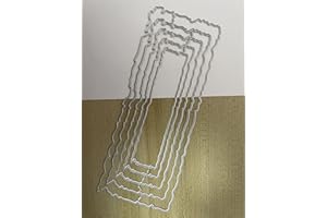 Mvchifay Cutting Dies Metal Stencils Scrapbooking Tool DIY Craft Carbon Steel Embossing Template for Paper Card Making (5 Pcs Irregular rectangles-21.8x9.5cm)