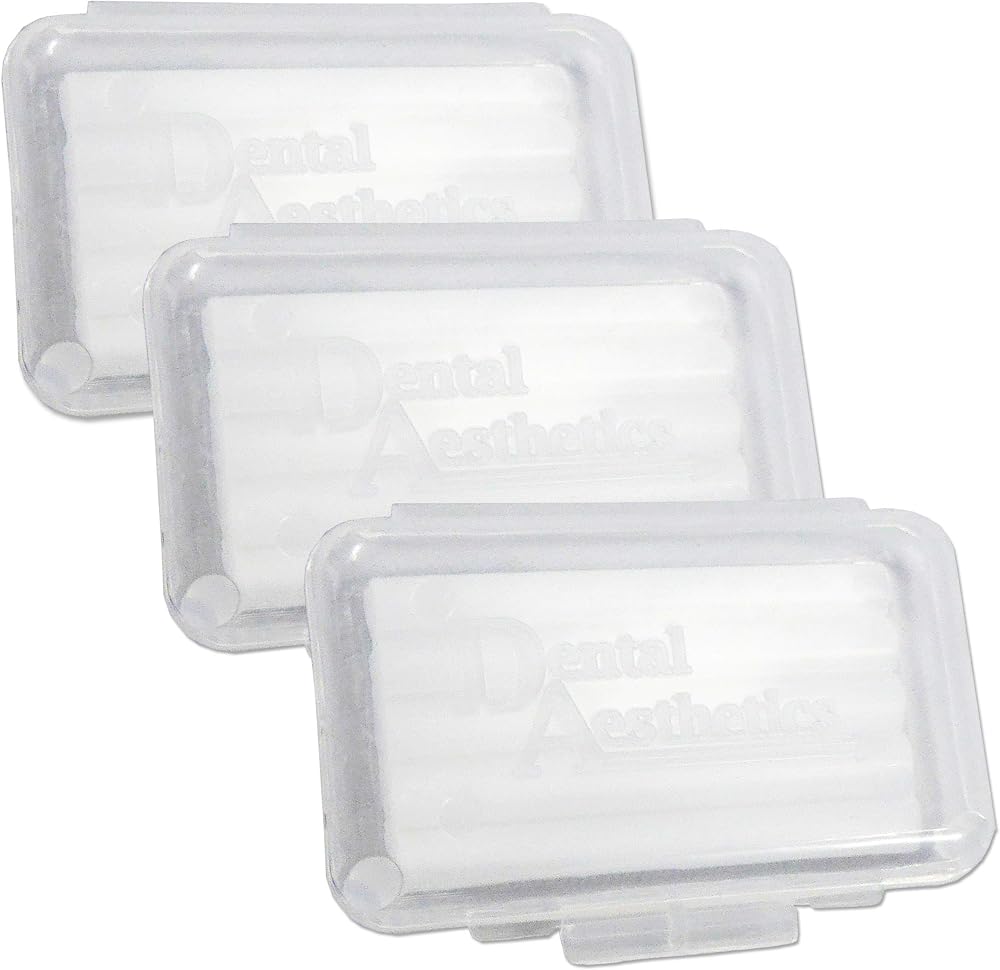 Dental Aesthetics Orthodontic Brace Wax Relief - 5 Strips, Mint Scent