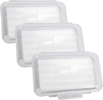 Dental Aesthetics Orthodontic Brace Wax Relief - 5 Strips, Mint Scent
