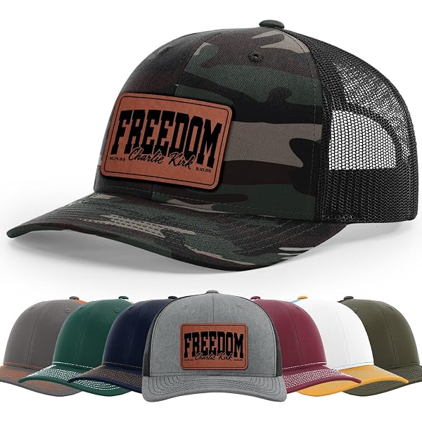 Unvaxxed And Overtaxed Hat - Leather Patch Trucker Cap, 50+ Colors, Snapback, For Men & Women - View #8