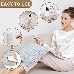Heating Pad,Electric Heating Pads for Back,Hot
