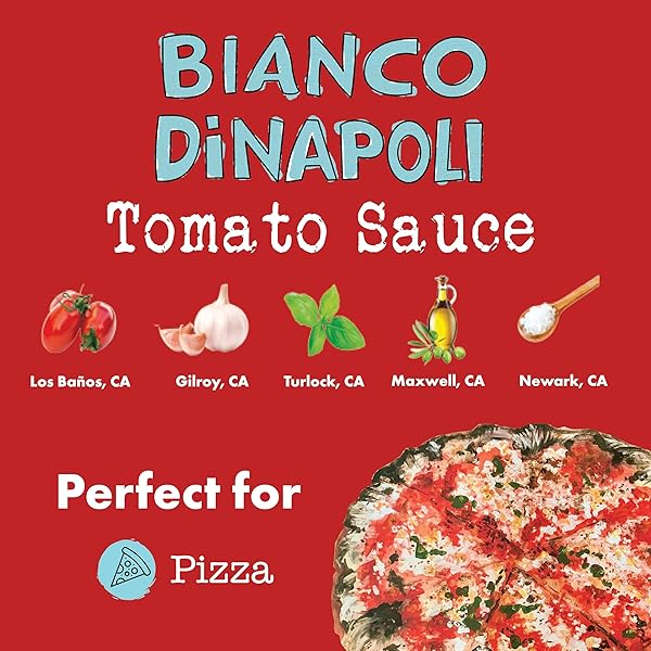 BIANCO DINAPOLI ORGANIC TOMATO SAUCE, 15OZ