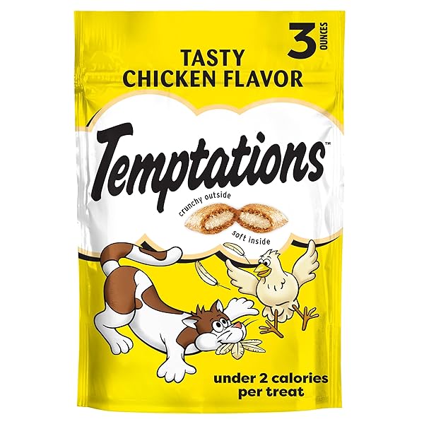 TEMPTATIONS CAT TREATS CLASSIC CRUNCHY AND SOFT CAT...