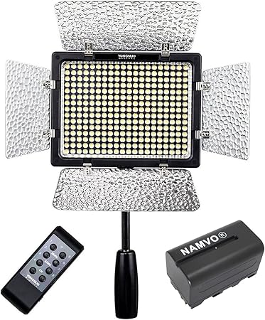 yongnuo yn 300 iii yn300 iii pro video led 5500k luz para canon nikon dslr dv de la camara y videocamara con namvo np f770 bateria y cargador de