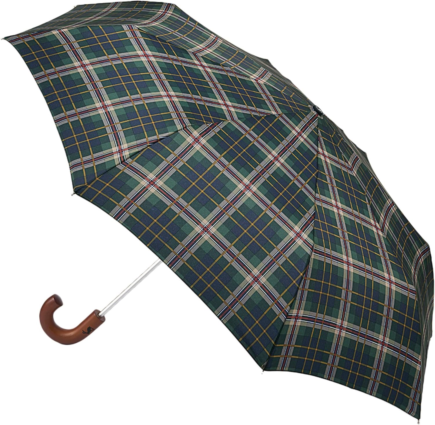 Joules Minilite Crook Umbrella One Size Check Amazon.co.uk Clothing