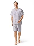 DAVID ARCHY Men's Lightweight Sleepwear Woven