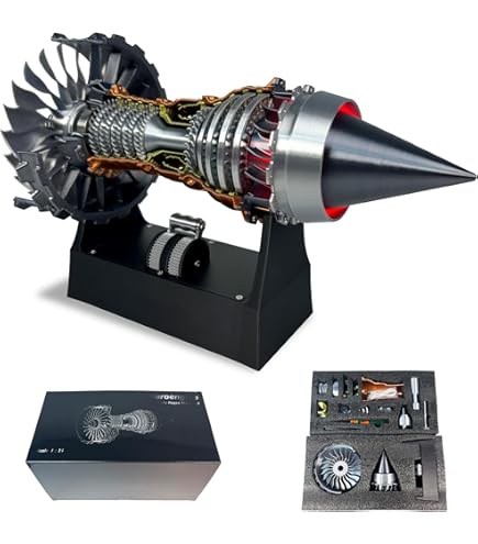 Amazon.com: Motorized Turbofan Engine Model for Adults, TR900 Jet