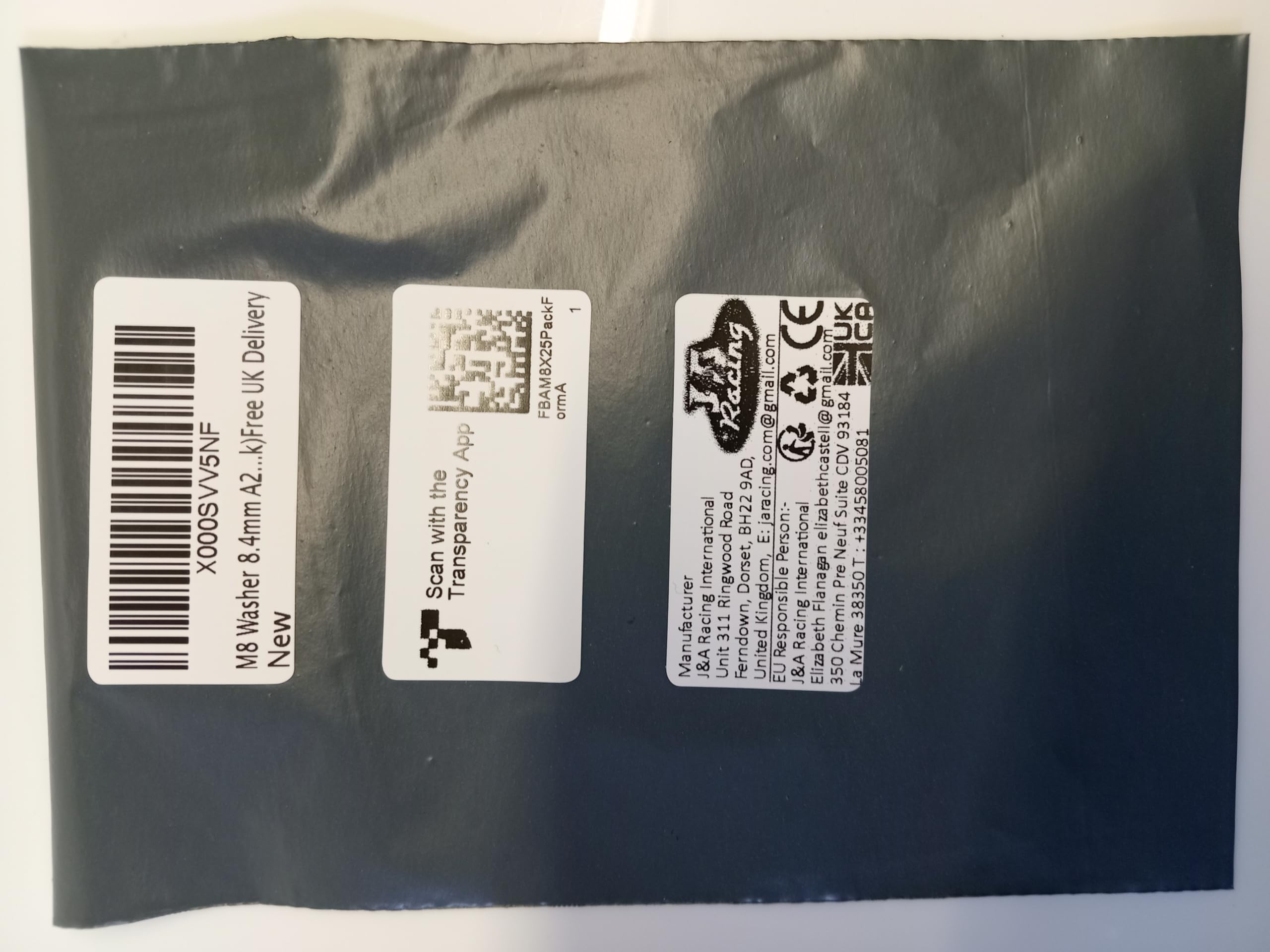 M6 Washer 6mm A2 Stainless Steel Form A Thick Flat Washers (20 Pack) Free UK Delivery