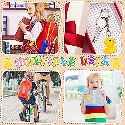 Plastic Duck Keychains Duck Party Favors Cute 3D