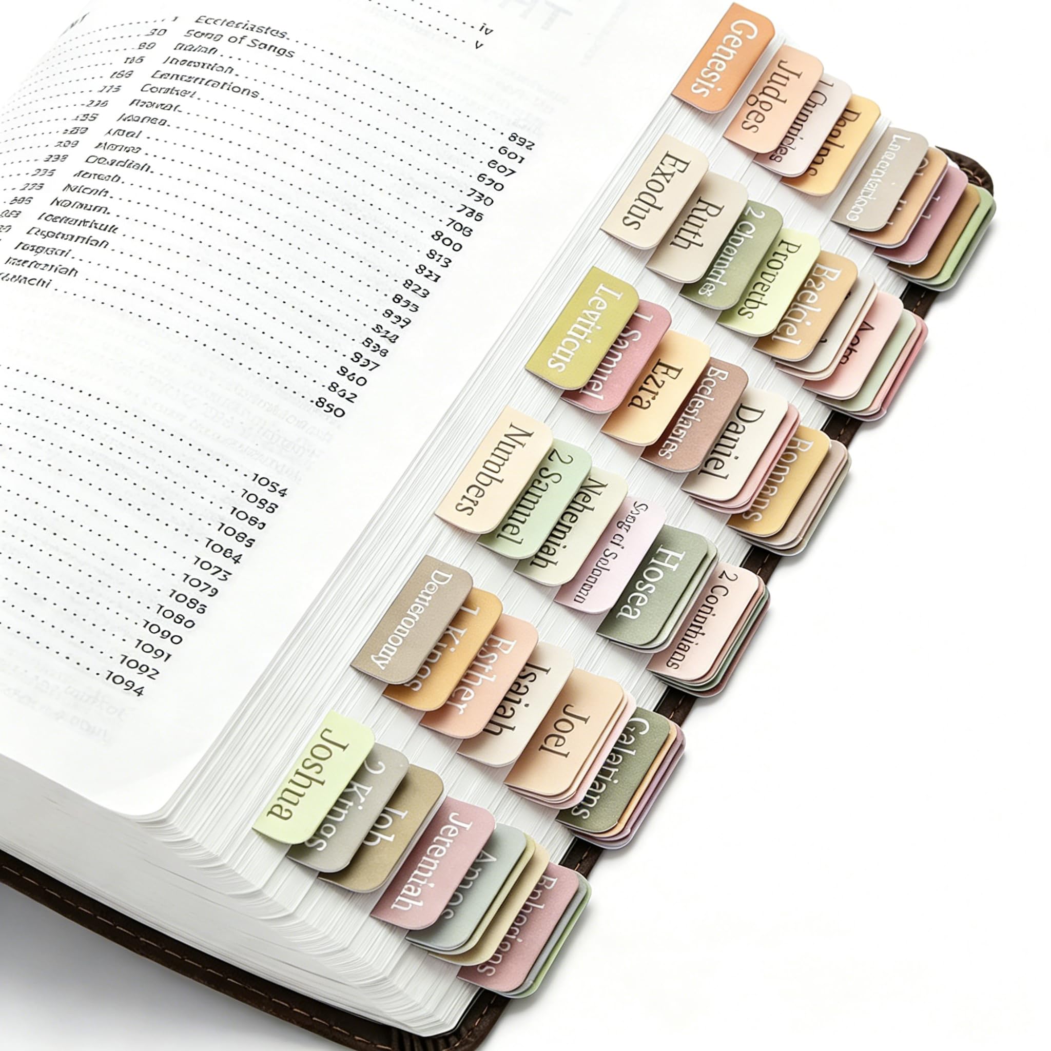 75 Pieces Laminated Bible Sticker Labels, Bible Stickers Study Bible Index Page Markers Bookmark Bible Accessories Stickers Labelling Bible Marker Tabs Christian Gifts, Labels, Register