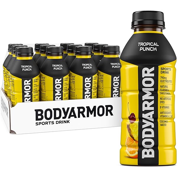 BODYARMOR SPORTS DRINK, TROPICAL PUNCH, ELECTROLYTE DRINK HYDRATION,...