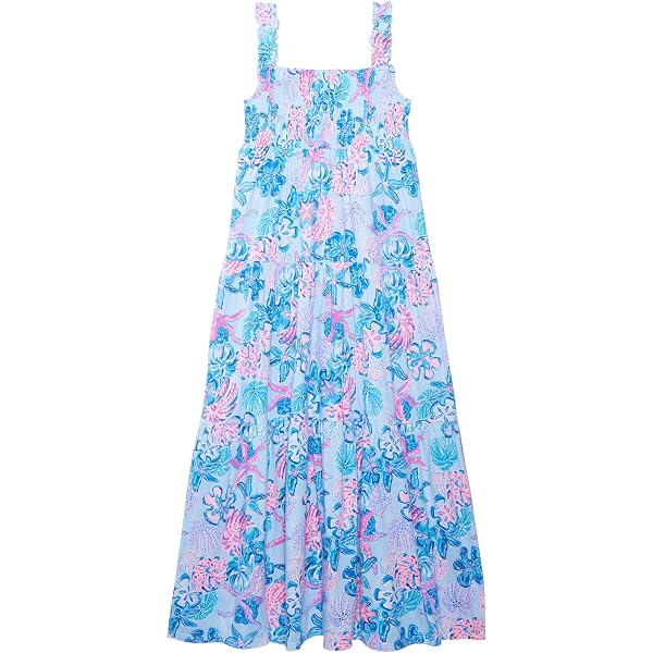 Amazon.com: Lilly Pulitzer Girls Kid Mini Malone Maxi Dress (Toddler/Little  Kids/Big Kids) Spearmint Oversized Kiss My Tulips X-Small: Clothing, Shoes  & Jewelry