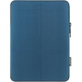 MoKo 7-8 Inch Tablet Sleeve Bag, Polyester Pouch Cover Case Fits iPad mini (A17 Pro) 8.3" 2024, iPad mini 6/5/4/3/2/1, Samsung Galaxy Tab S2 8.0, Tab A 8.0, ZenPad Z8s 7.9,Peacock Blue