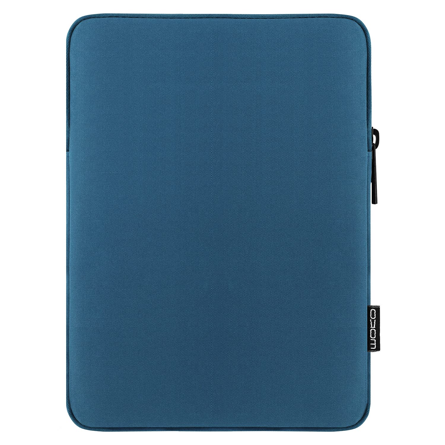 MoKo 13 Inch Tablet Sleeve Fits 13inch iPad Air M3 2025, iPad Pro M4/Air M2 2024, iPad Pro 12.9, Galaxy Tab S8+/S9+ 12.4, Polyester Bag Fit with Apple Pencil or Smart Keyboard, Peacock Blue