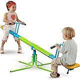 Pure Fun Heavy Duty 360-Degree Kids Swivel Seesaw, Indoor or Outdoor