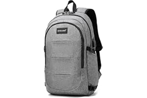 OMOUBOI Travel Laptop Backpack, Anti Theft Business Laptop Backpack with USB Charging Port and Headphone Interface, Underseat