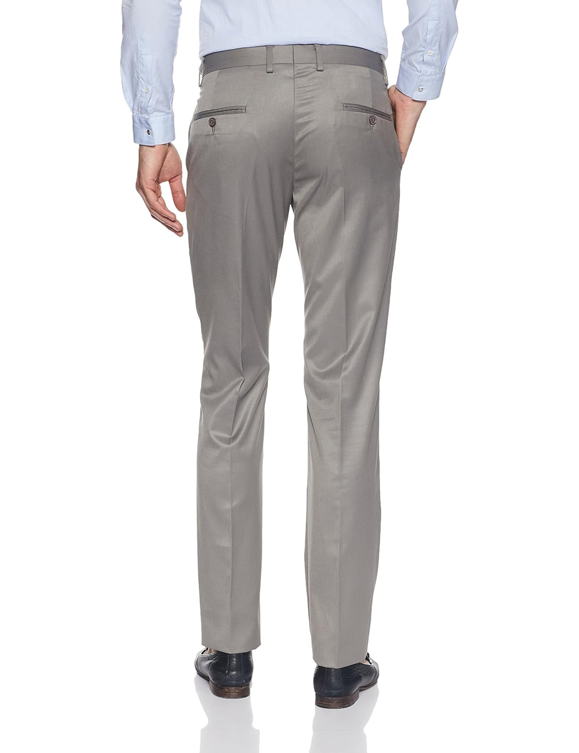 arrow men's pleat-front formal trousers