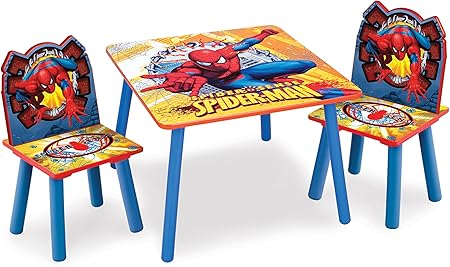 spiderman table and chairs