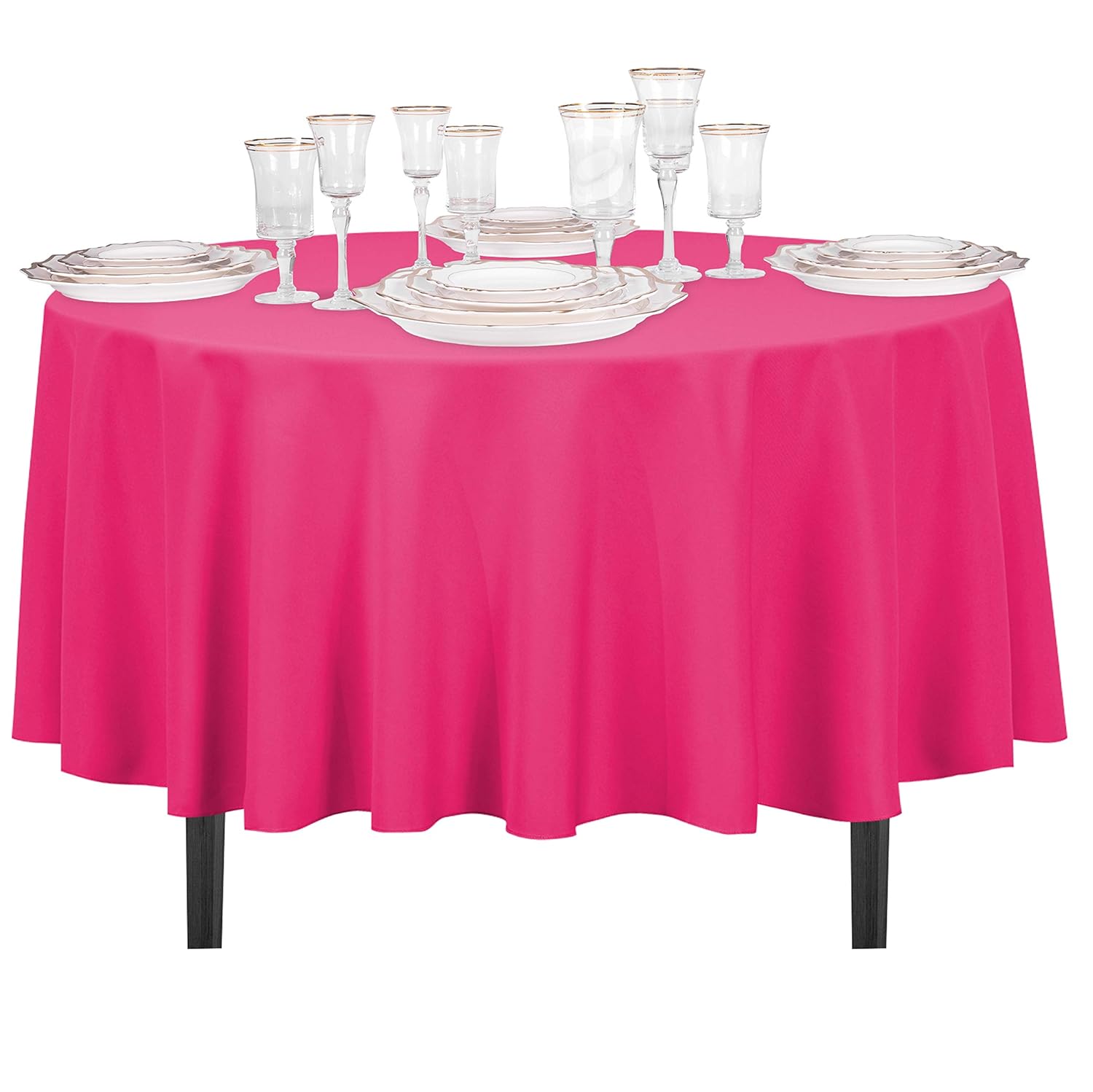 cheap 90 inch round tablecloths