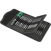 Wera - 5059297001 Kraftform Kompakt 62 Bitholding Screwdriver and Pouch Set, 33-Pieces