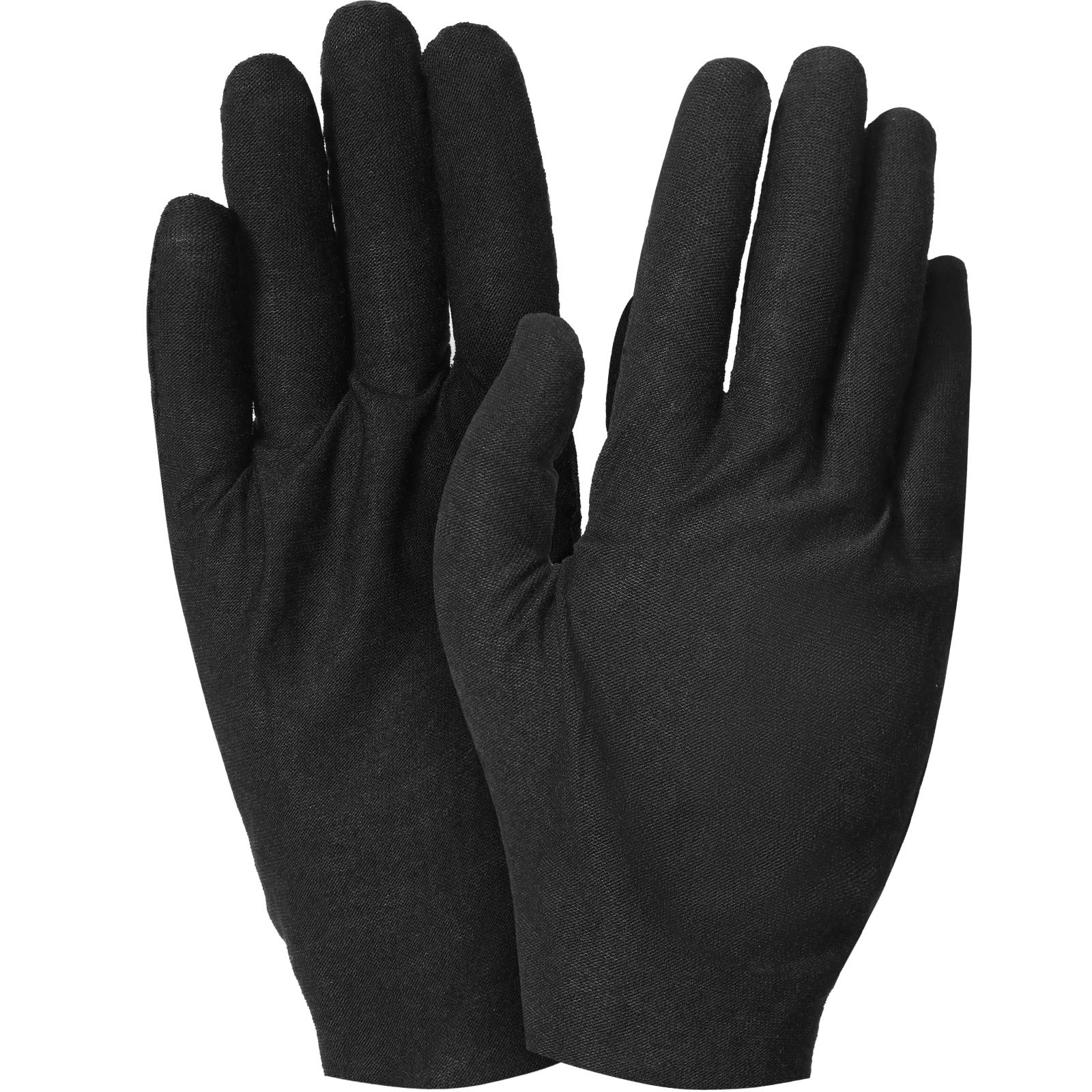 SATINIOR 2 Pairs Cotton Gloves Moisturizing Gloves Soft Elastic Skincare Glove Working Gloves for Women Dry Hands Jewelry Inspection and More, One Size Fits Most (Large,Black)