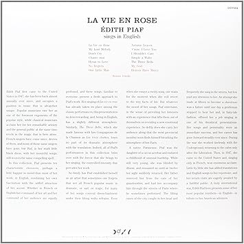 Piaf Edith La Vie En Rose Edith Piaf Sings In English Amazon Com Music Piaf Edith La Vie En Rose Edith Piaf Sings In English Amazon Com Music