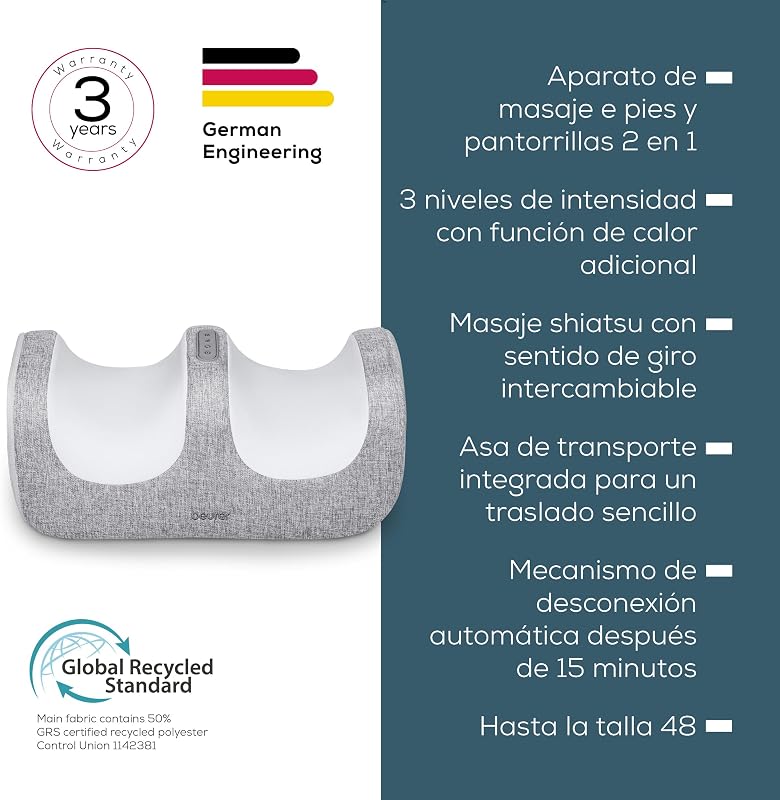 FM 42 Shiatsu Dispositivo de Massagem para Pés e Panturrilhas