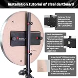 CyeeLife Dartboard Stand Professional Portable Tripod Black view 8