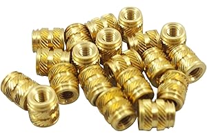 [initeq] M5-0.8 M5 Threaded Heat Set Inserts for 3D Printing (50, Long)