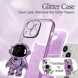 Buleens for iPhone 14 Plus Case Astronaut, Clear