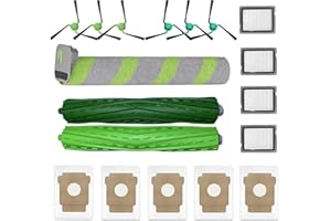 JoyBros Replacement Parts for iRobot Roomba Max 705 Combo Robot + AutoWash Dock Vacuum Cleaner, 1 Set Roller Brush 1 Mop Roll