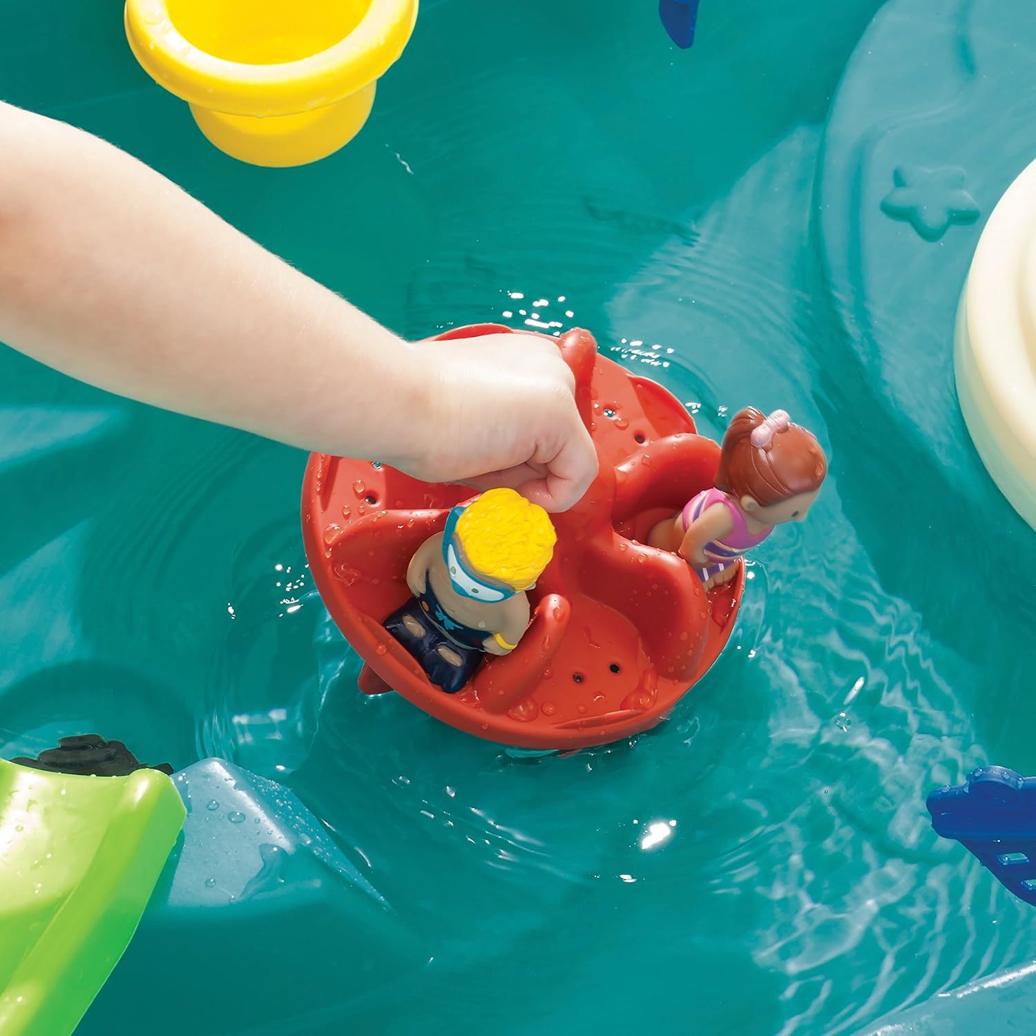 swirling seas water table