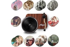 R RUCKERCO Car Air Fresheners Vent Clips 20Pcs Retro Record Player Album Cover Air Freshener, Rotating Record Design Car Decoration, Best Gift For Music Lovers