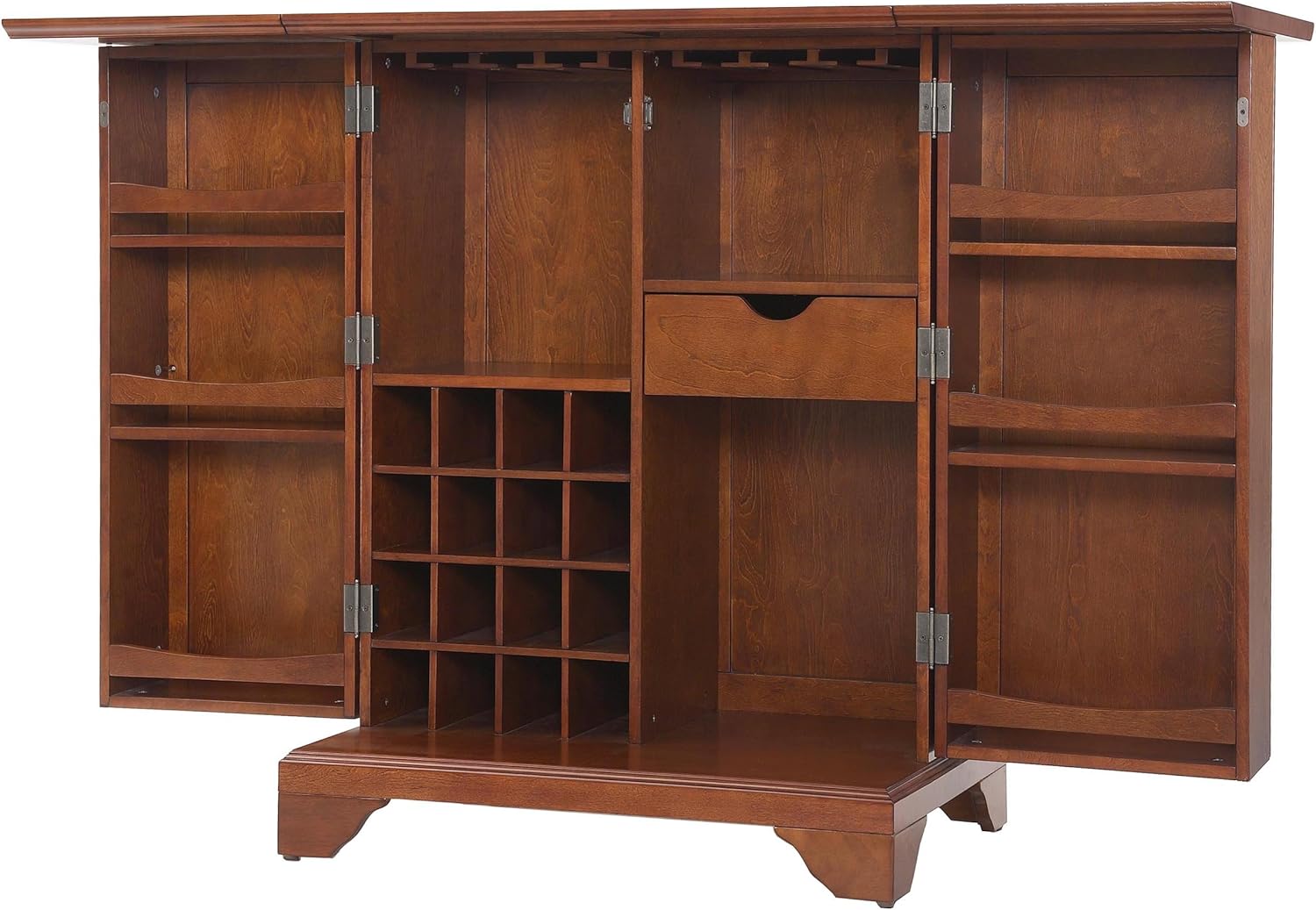 Amazon.com: Crosley Furniture LaFayette Expandable Top Bar Cabinet