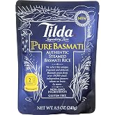 Tilda Legendary Rice Steamed Basmati, Pure, 8.5 Ounce (Pack of 6)