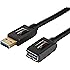 AmazonBasics USB 3.0 Extension Cable - A-Male to A-Female - 6 Feet (2 Pack)